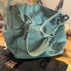 Genuine leather frye purse